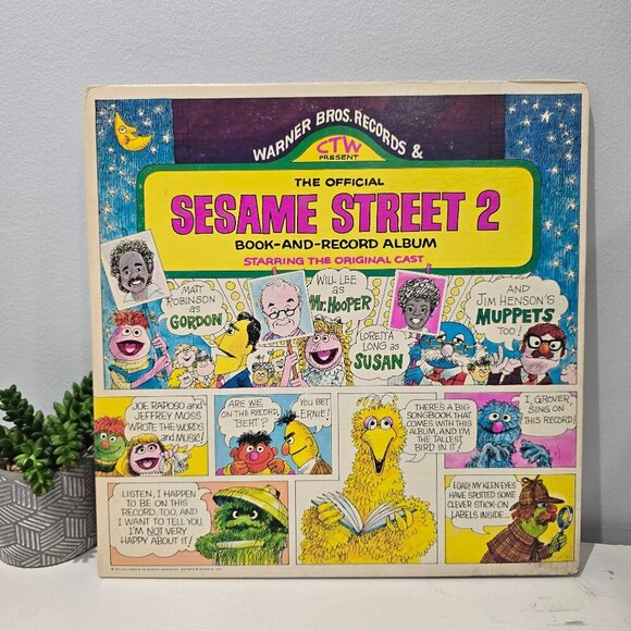 Sesame Street Other - Sesame Street 2 - The Official Sesame Street Book‑and‑Record Album, Vinyl, 1971